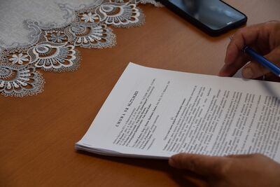 Podpisanie umowy na realizację Drogi dojazdowej do gruntów rolnych w miejscowości Zagóźdź 4