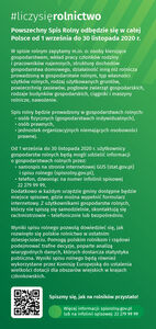 Powszechny spis rolny ulotka