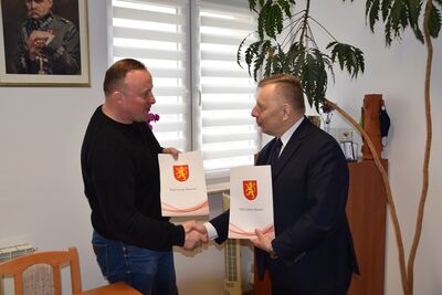 Podpisanie umowy Modernizacja i rozbudowa infrastruktury wodociągowej w gminie Baranów 3