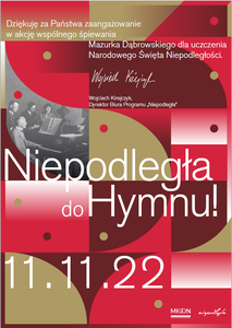 22.11.2022 Niepodlegla akcja do hymnu 2022 podziekowanie 210x297mm 2