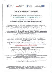 min Lubelska kuźnia talentów 2021 2023 II