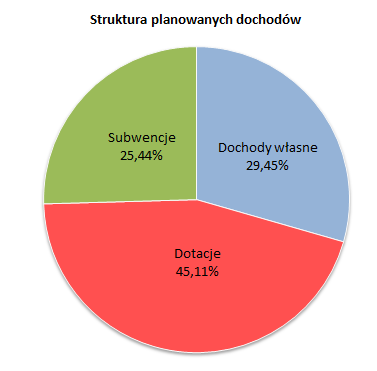 Struktura planowanych dochodów