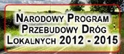 Logo Narodowego Programu Przebudowy Dróg Lokalnych 2012-2015