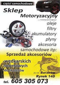 Baner: Sklep motoryzacyjny